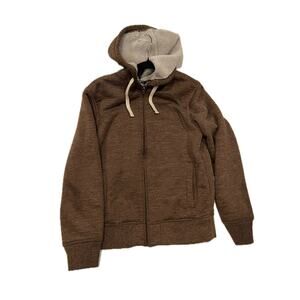 Members Mark Sherpa Lined Zip Up Hoodie Mens M